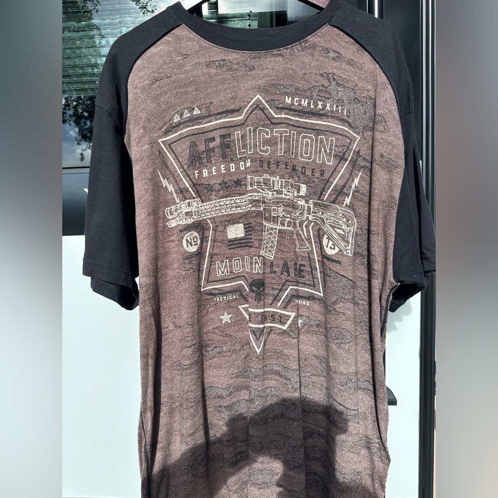 Affliction Freedom Defender Short Sleeve Tee